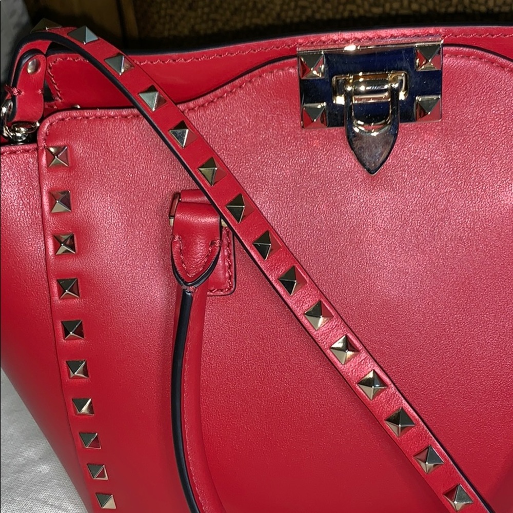 🚨🆕 Valentino Rockstud top handle bag - Picture 5 of 8